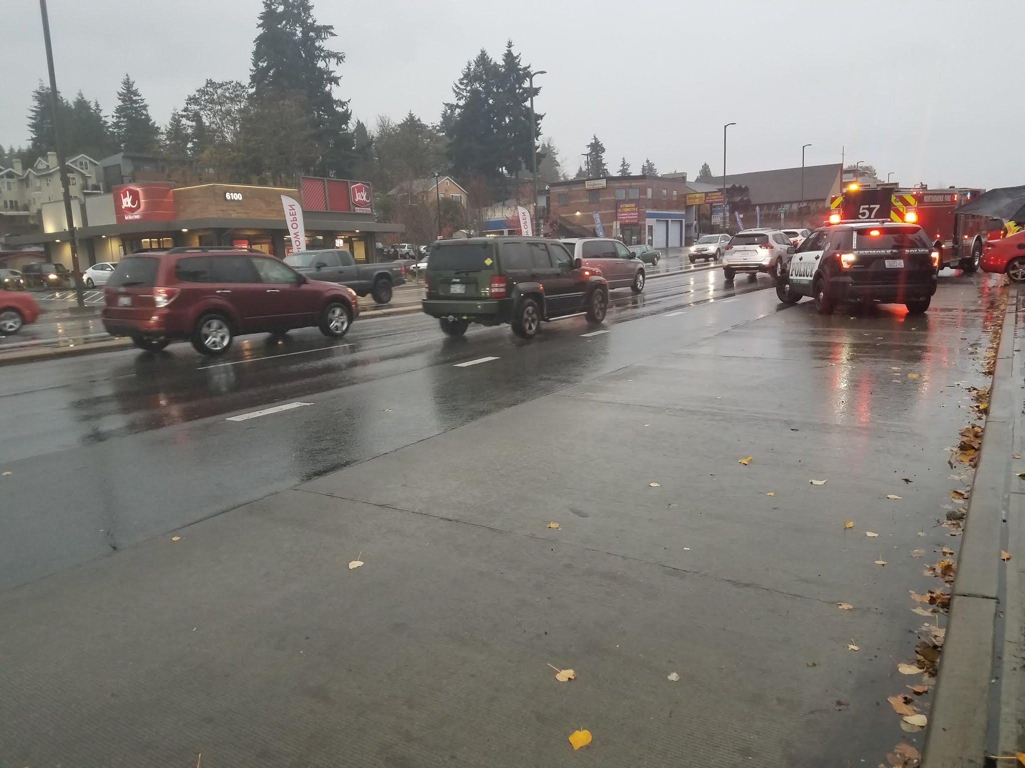 Shoreline Area News Medical issue sends vehicle across all lanes of