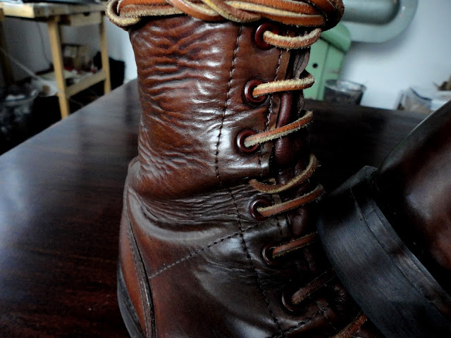 Landless Gentry: DIY: Antiquing Corcoran brown Jump Boots