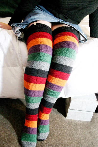 Business: Very tall socks