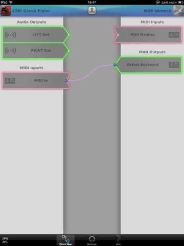 MATRIXSYNTH JACK Audio Connection Kit for iOS Free InterApp Audi & MIDI