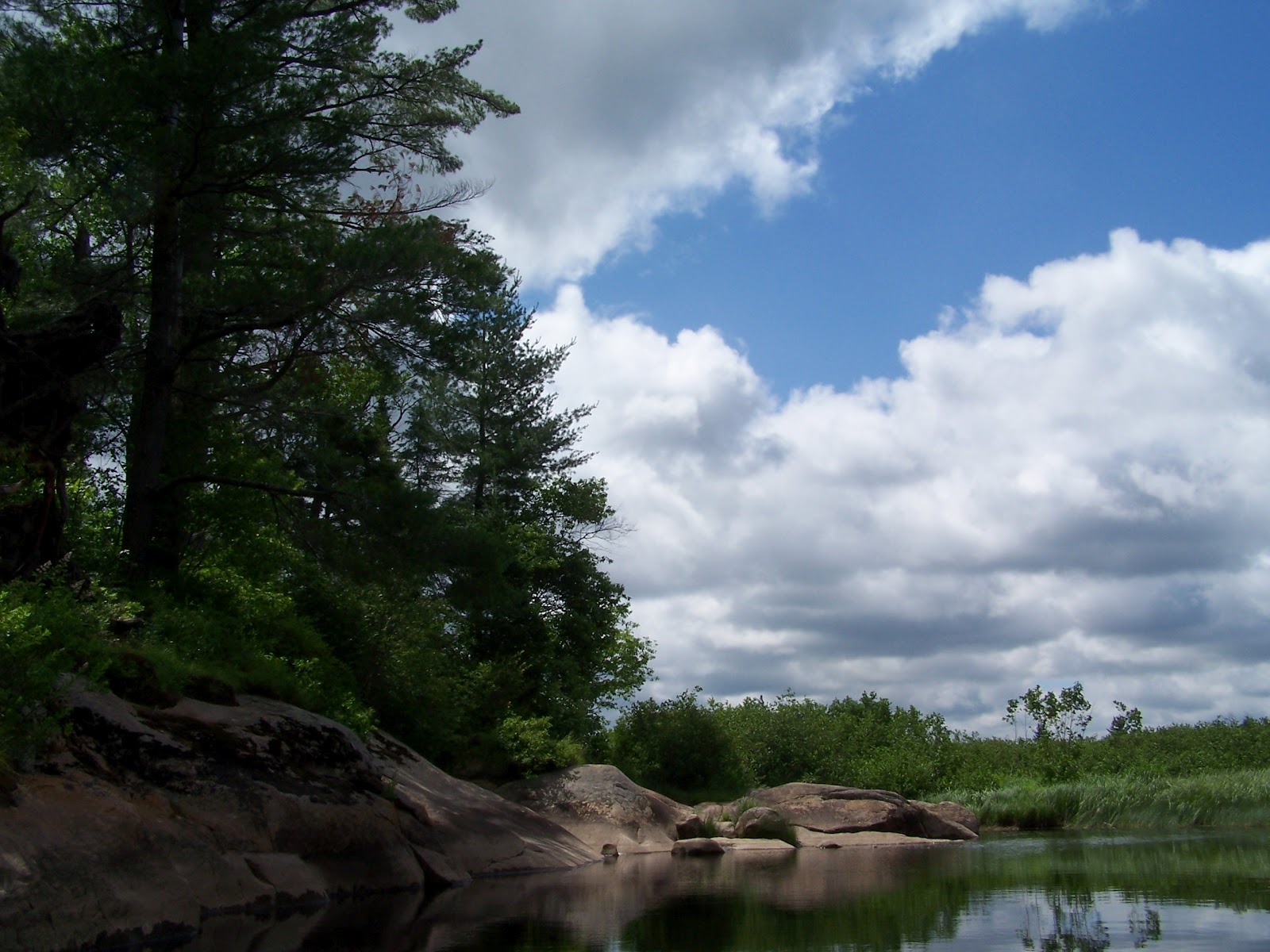 Quiet Kayaking in New York State Oswegatchie River near Star Lake