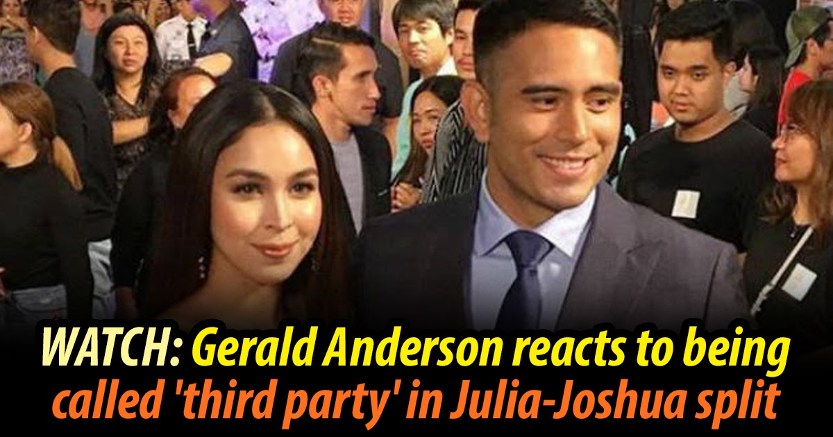 WATCH Gerald Anderson speaks up on JuliaJoshua BreakUp The Most