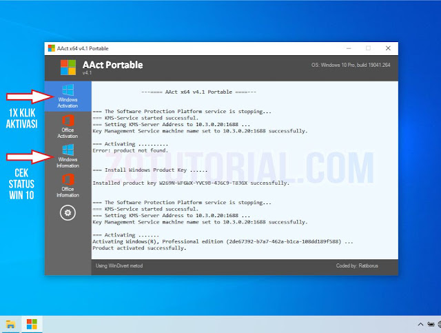 2 Cara Aktivasi Windows 10 Permanen Terbaru 100% Work