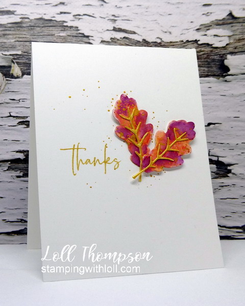 Stamping with Loll: Penny Black - Fall Foliage