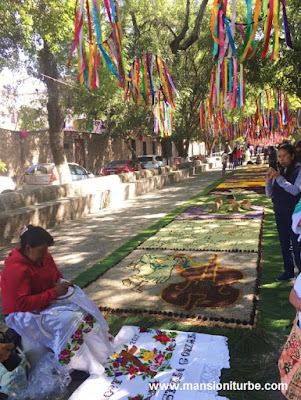 Tapetes Florales de Patamban en Morelia