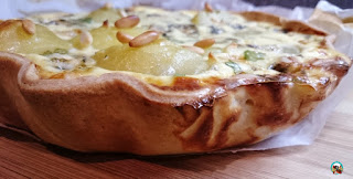 Pastel De Patatas Y Queso Azul
