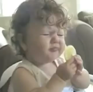 Babies ekspression face when eating lemon video | Funny Images and ...