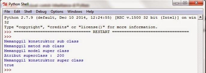 Membuat Contoh Inheritance Di Python Share To The World