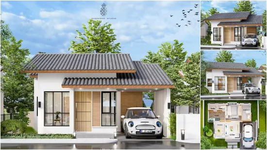 6 Desain Rumah Sederhana 2021 Dengan Bajet 80 Jutaan Denah Ruang Inspiratif