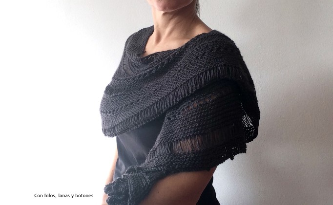 Con hilos, lanas y botones: Storm Shawl