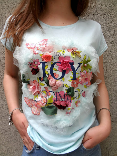 Find Joy in the Ordinary Things -Beautifying a Tee