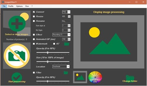 ImagesMixer Bulk-beeldverwerkingstool