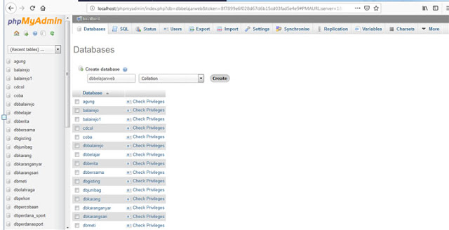 Cara Membuat Database di Xampp Control – Pusat Belajar Tutorial
