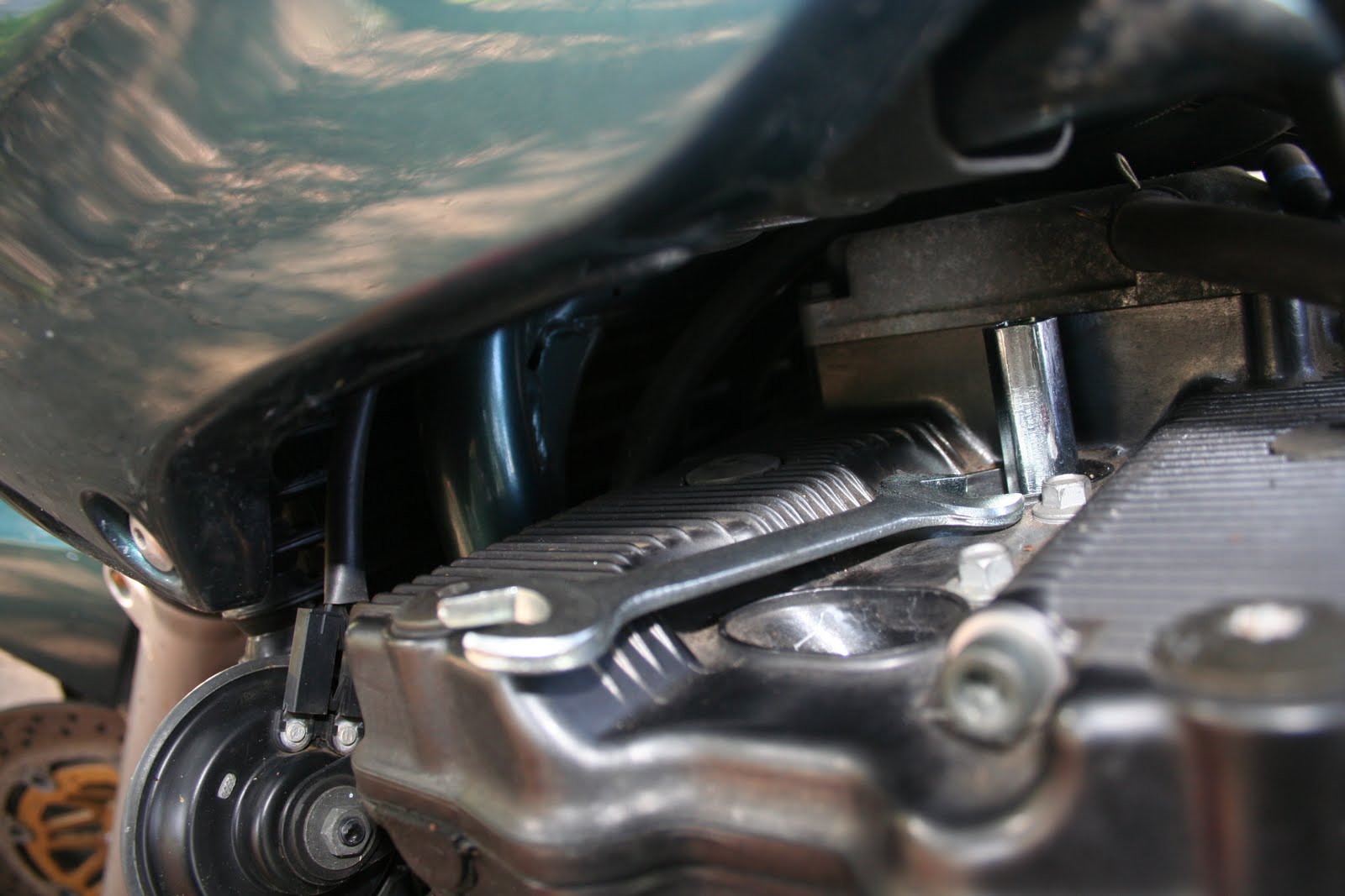 I'm okay: Changing Spark Plugs in a 2003 Suzuki Bandit 1200S