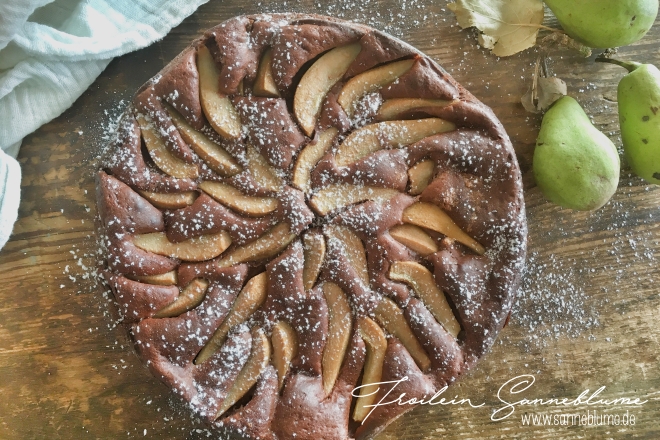 {Food} Birnen-Schoko-Tarte