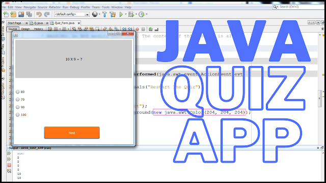 Java Quiz App Source Code