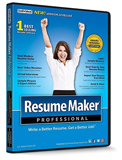 ResumeMaker Professional Deluxe For Windows