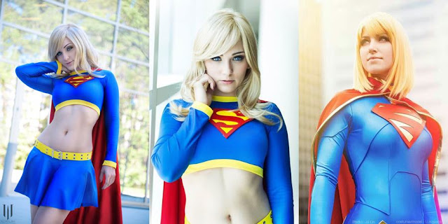 Best Cosplay Supergirl yang Paling Cantik dan Seksi (18+)