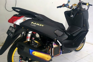 Modifikasi Nmax Hitam, Putih dan Abu Abu Terbaru 2020 - Dudungmaman07