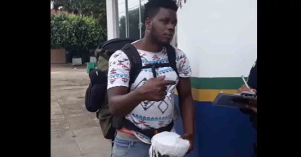 Em Rondônia, imigrante ganha marmita com pedaços de vidro e é hospitalizado William Espinosa Renteria precisou ser levado ao hospital.