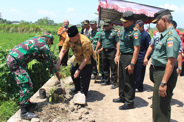 Binter Terpadu Kodim Klaten Menyasar Penghijauan