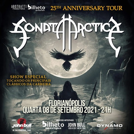 08-09-2021 - SONATA ARCTICA - Florianópolia - SC