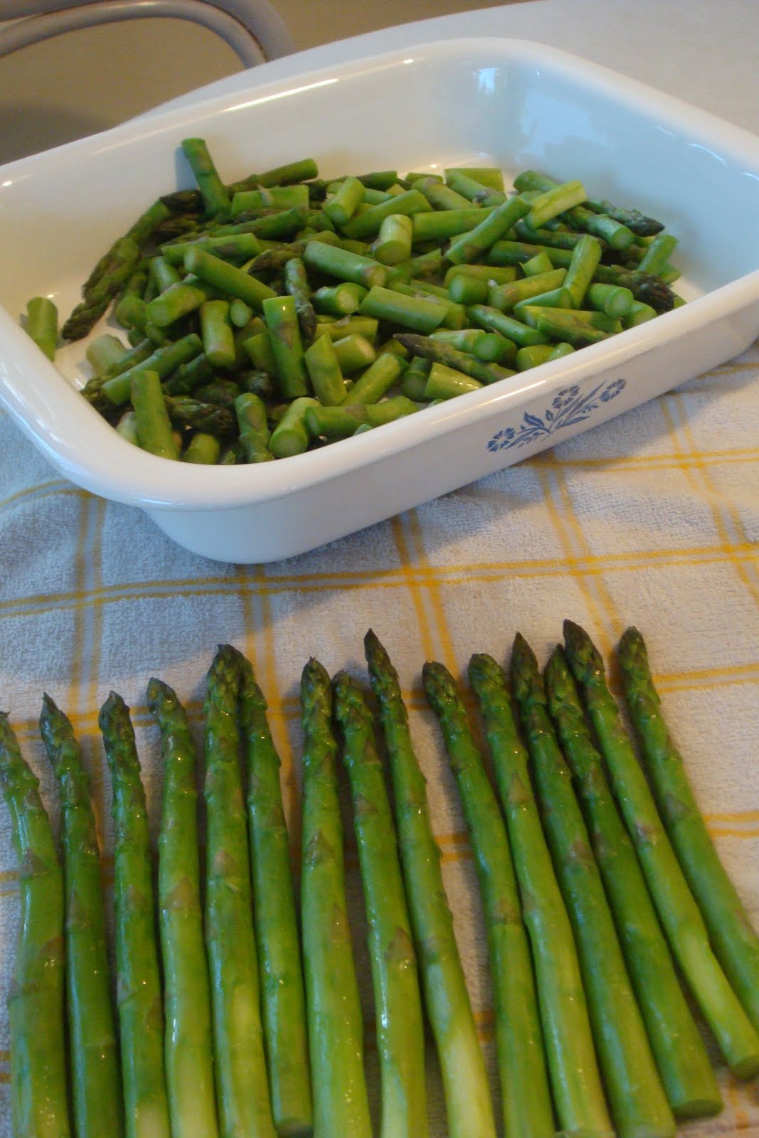 Gourmet Gibbs Asparagus with Miso and Almonds, AKA "Not your Mother's