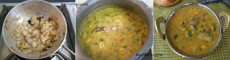 How to make Muslim Style Brinjal Sambar - Step 8