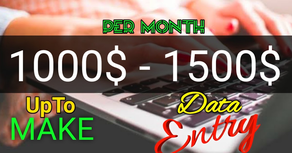 5 Best sites to Earn Money Online Online Jobs Data Entry Jobs