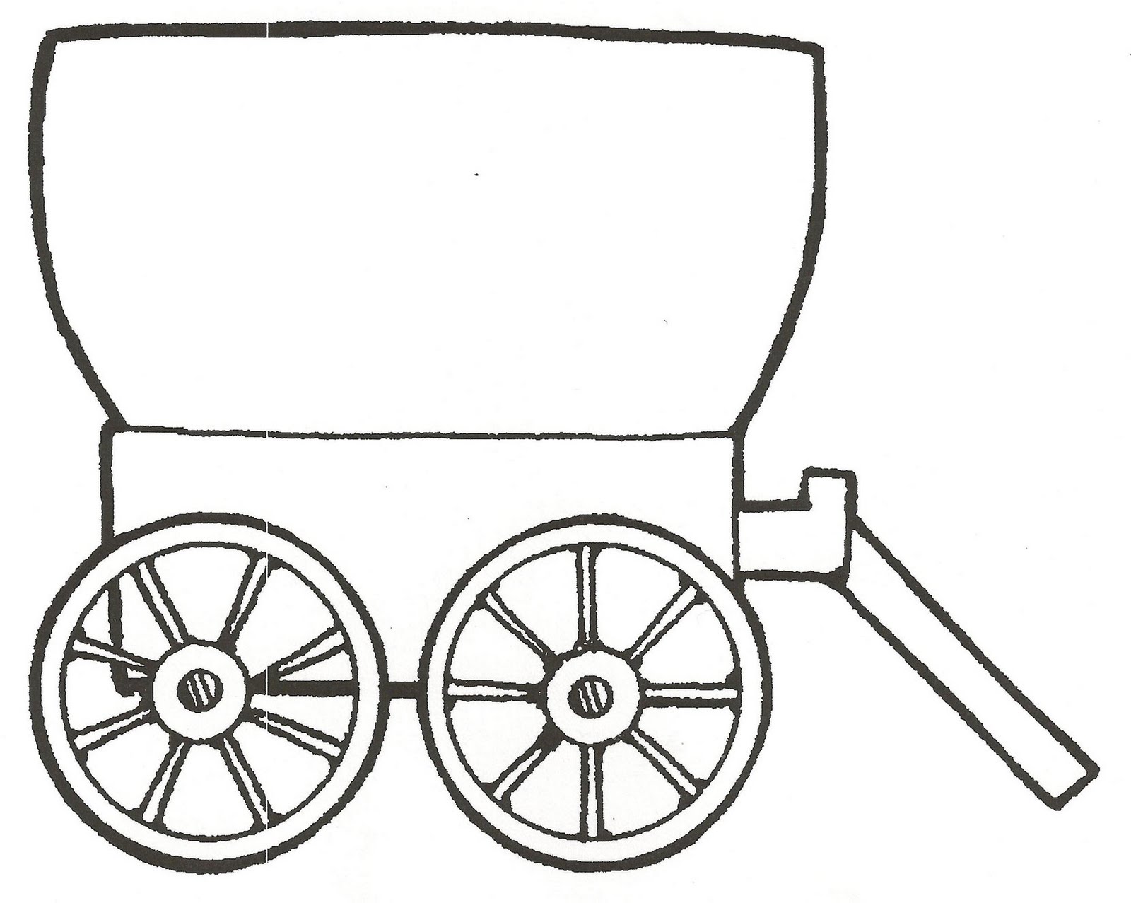 wagon train coloring pages - photo #23