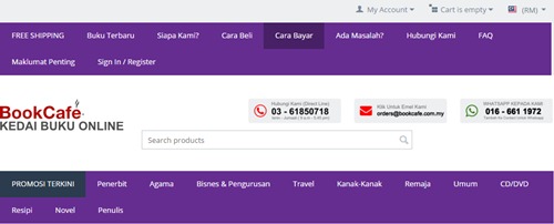 Kedai Buku Online BOOKCAFE