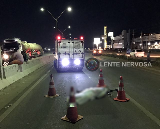 Embriagado e inabilitado, estudante de direito atropela e mata picolezeiro na faixa de pedestres na BR-364 - FOTOS E VÍDEO