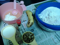 cake banana eggless walnut pressure step cooker sponge bread recipe method