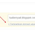 Setting Custom Domain Blogspot