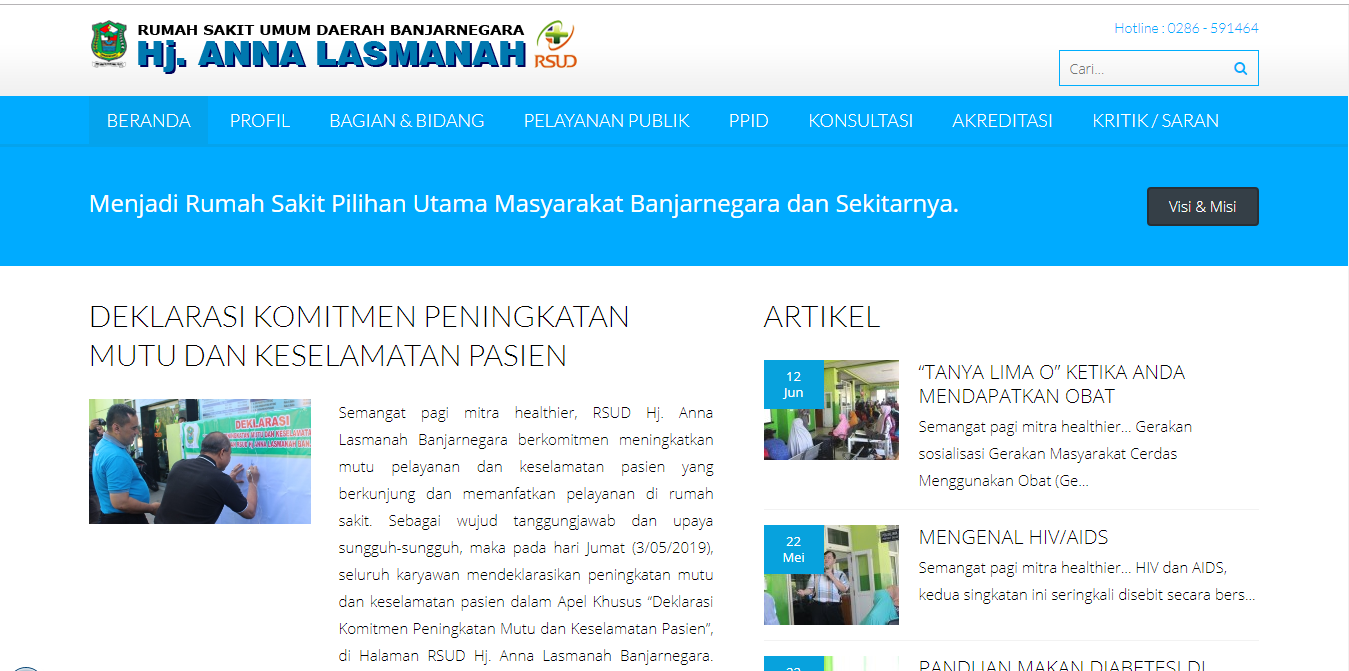 Jadwal Dokter Rsud Hj Anna Lasmanah Banjarnegara Jadwal Dokter