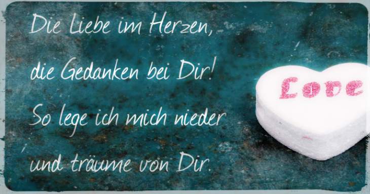 Spruch &amp; Wunsch Liebessprüche Gute Nacht Sprüche III
