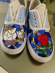 shoes shoe disney diy painted hand beast beauty painting paint canvas vans custom sneakers paints converse princess explore different heels