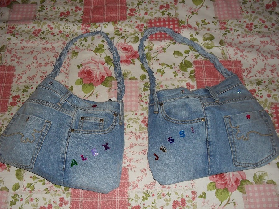 bolsa mezclilla reciclar