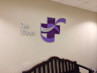 Interior Sign Hospital Health Care Facility HLA Signs