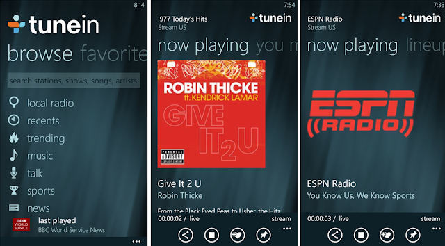 free radio app for android