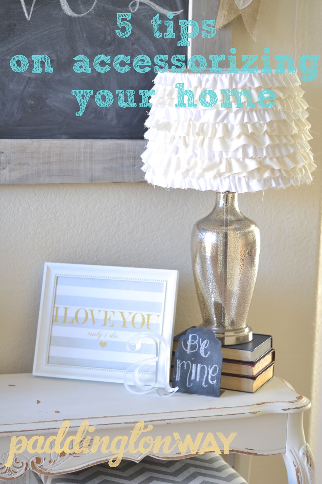 entry way {update} & 5 tips on accessorizing. | Paddington Way.