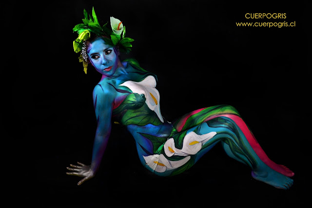 Cuerpos pintados flores - Bodypaint flowers