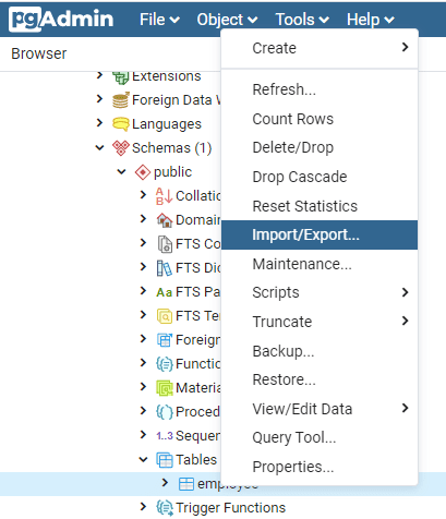 CodeFari How to import CSV file data into a PostgreSQL table?