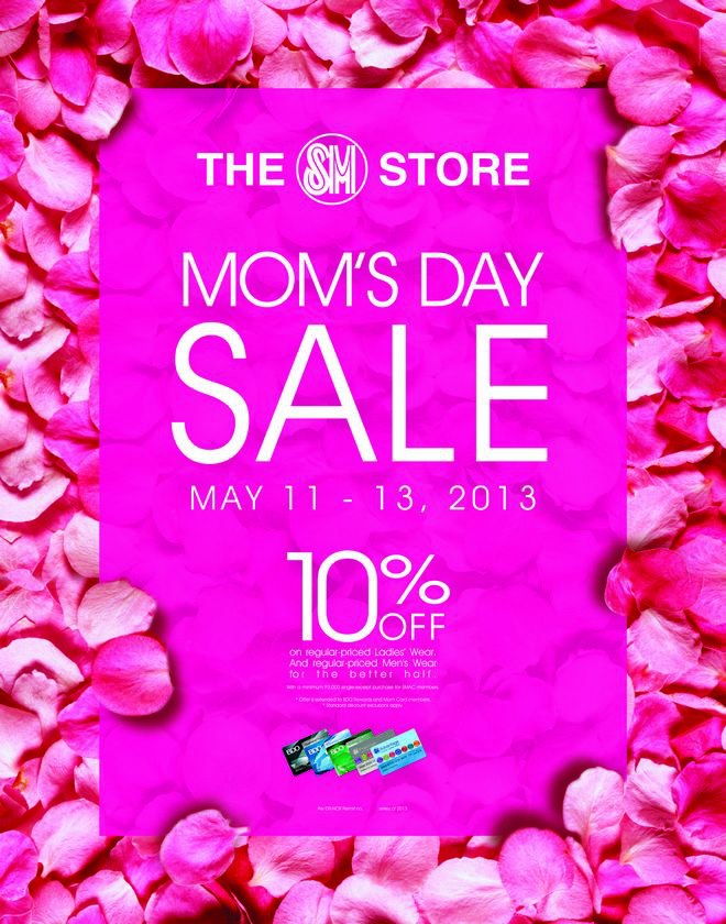 Manila Shopper The SM Stores' Mother's Day SALE 2013