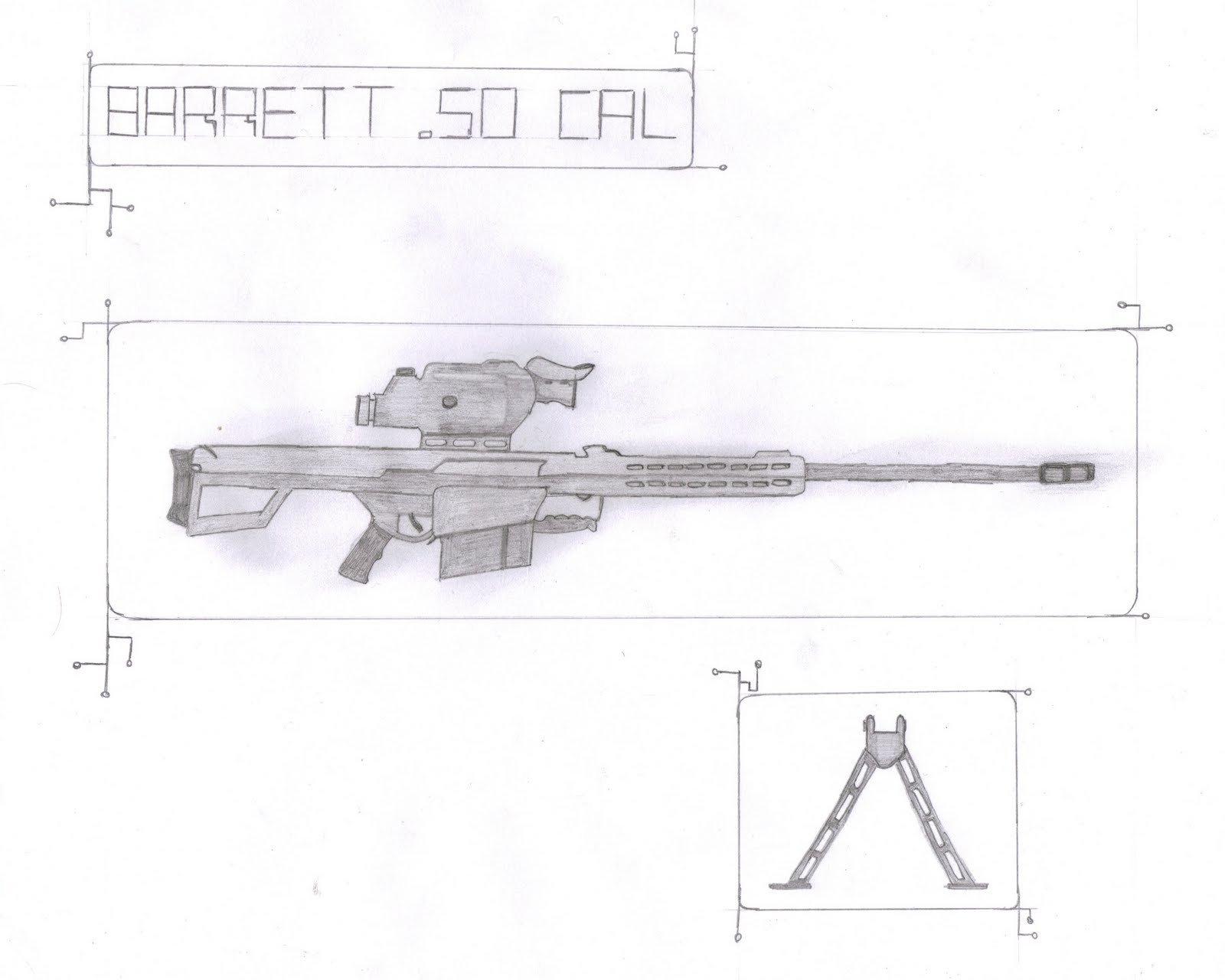 снайперская винтовка awp чертеж фото 66