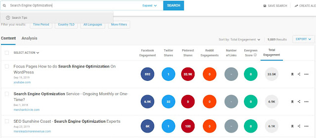 BuzzSumo Keyword