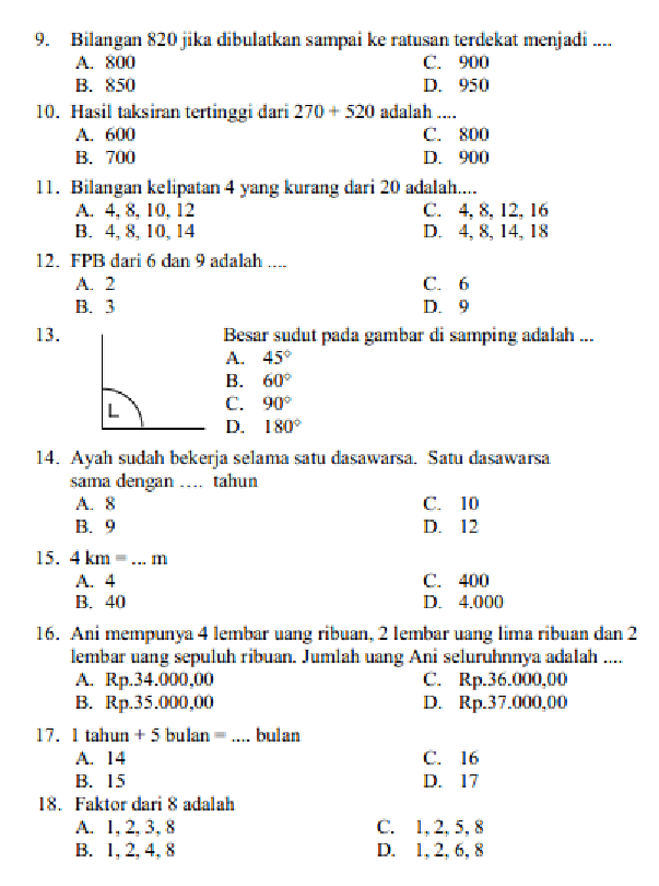  latihan soal matematika barisan dan deret bilangan kelas  6. latihan soal matematika barisan dan deret bilangan kelas 9 smp