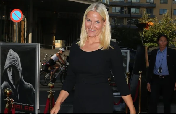 Princess Mette-Marit of Norway attended premiere of the documentary "Pøbler" (Rabble)