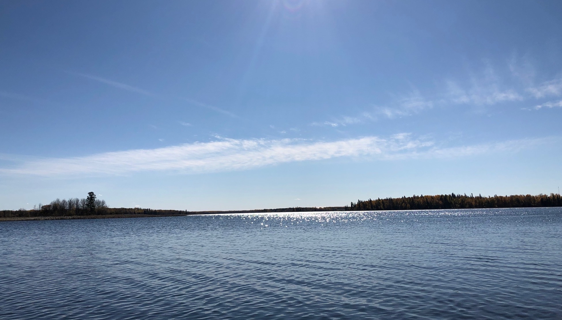 Paddling Near Edmonton, Alberta, Canada Island Lake, Athabasca