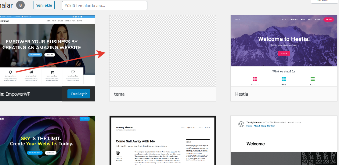 Wordpress Basit Tema Yapimi